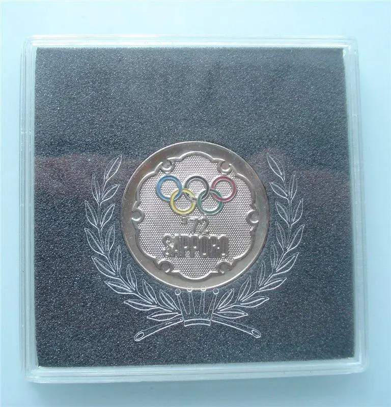 Олимпийские игры. Медаль Зимних ОИ 1972, Саппоро, Япония, сталь 2