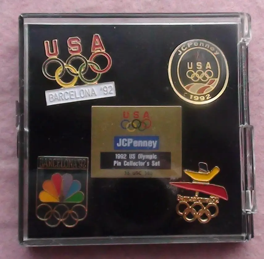 Олимпийские игры. Испания, Барселона, 1992 год, НОК США, набор знаков