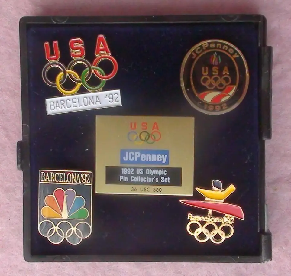 Олимпийские игры. Испания, Барселона, 1992 год, НОК США, набор знаков 1