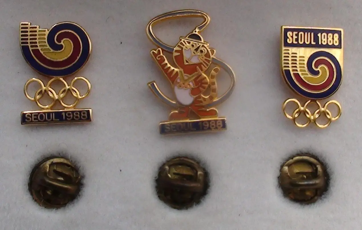 Олимпийские игры. Южная Корея, Сеул, 1988 год, официальный комплект знаков 1