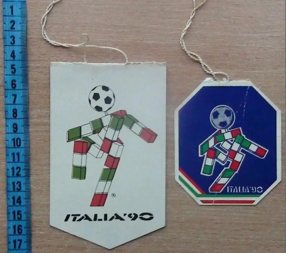 Вымпел Чемпионат мира 1990, Италия, вид 4, цена за оба