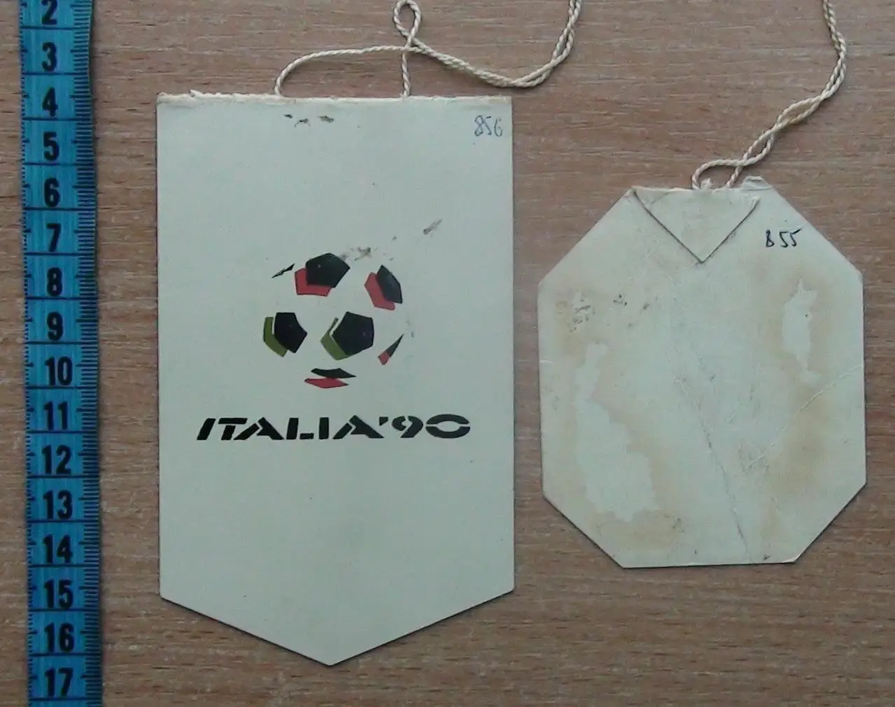 Вымпел Чемпионат мира 1990, Италия, вид 4, цена за оба 1