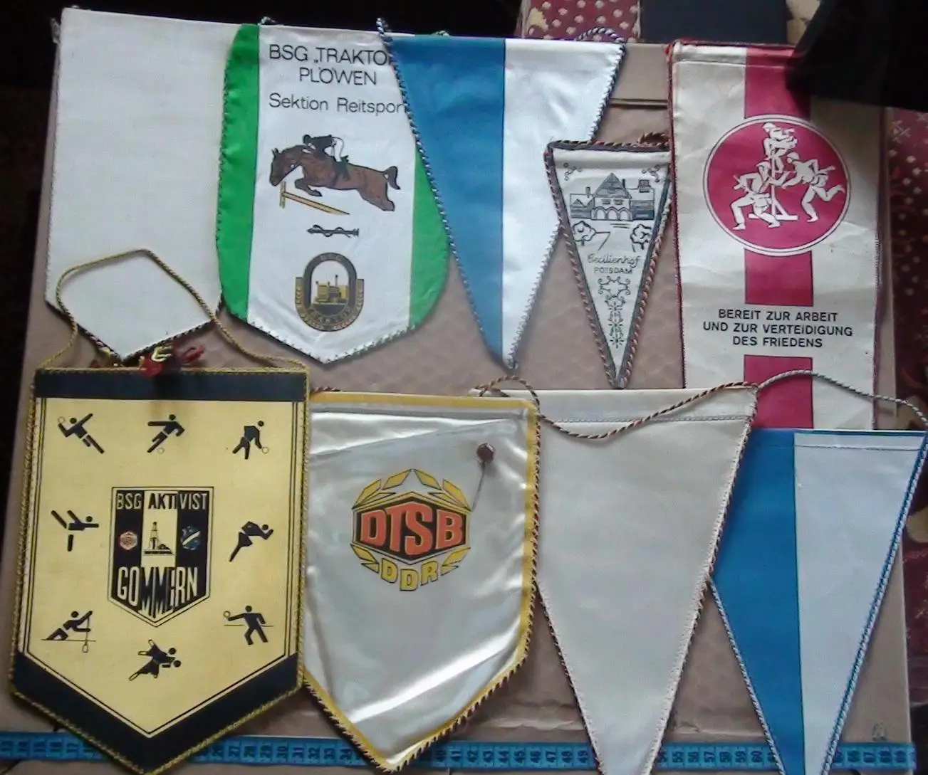 Коллекция вымпелов клубов ГДР 1