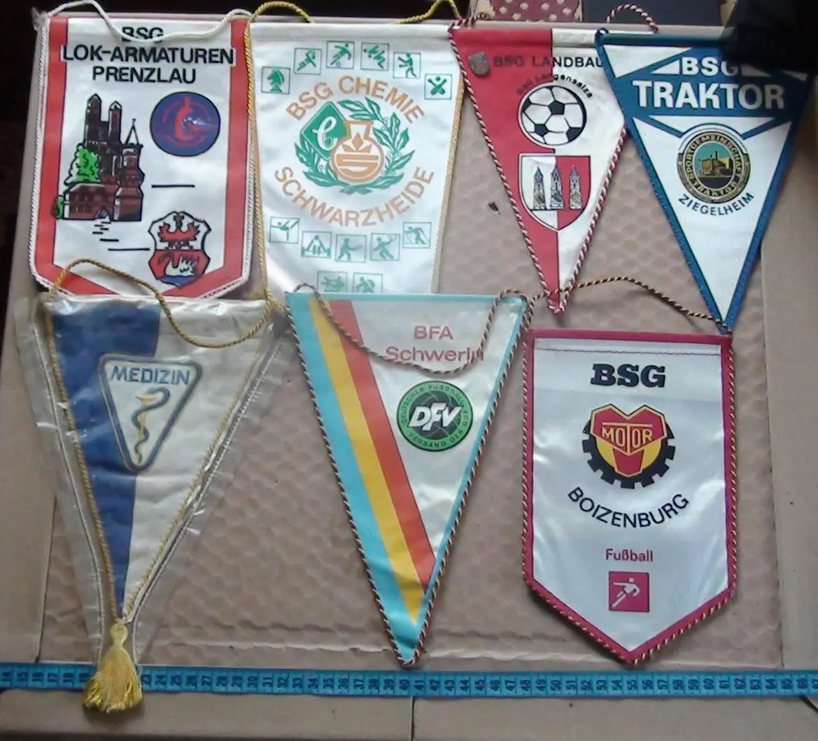 Коллекция вымпелов клубов ГДР 2