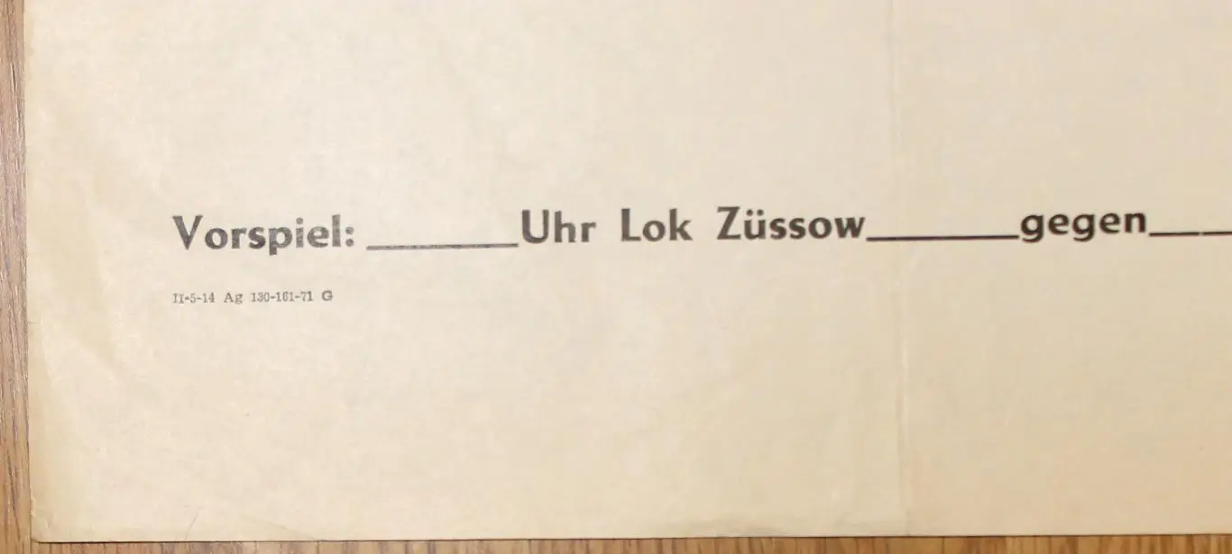 Афиша. ГДР, 1971 год 1