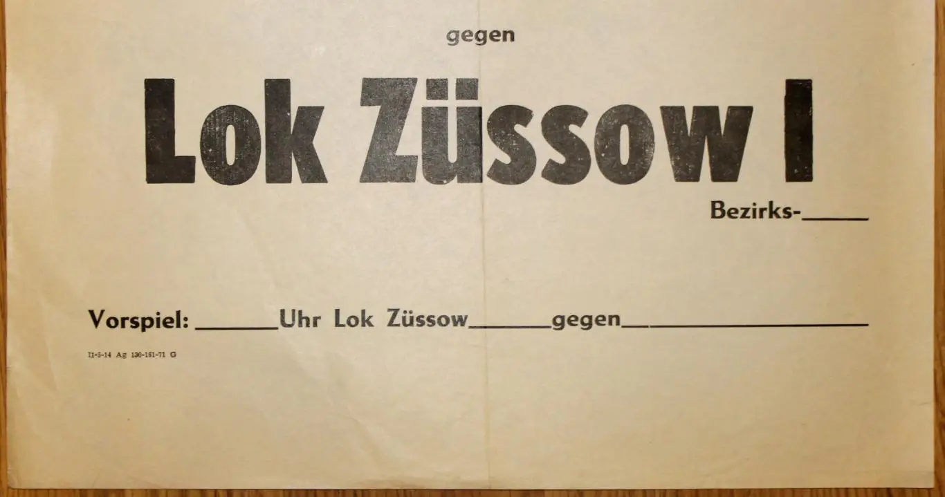 Афиша. ГДР, 1971 год 2