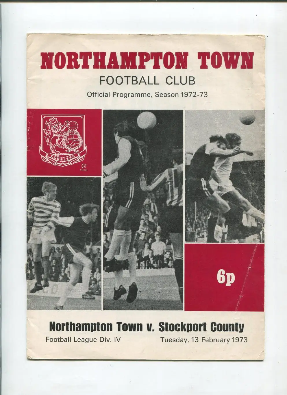 Чемпионат Англии 1973 Нортхэмптон Таун, 13 февраля