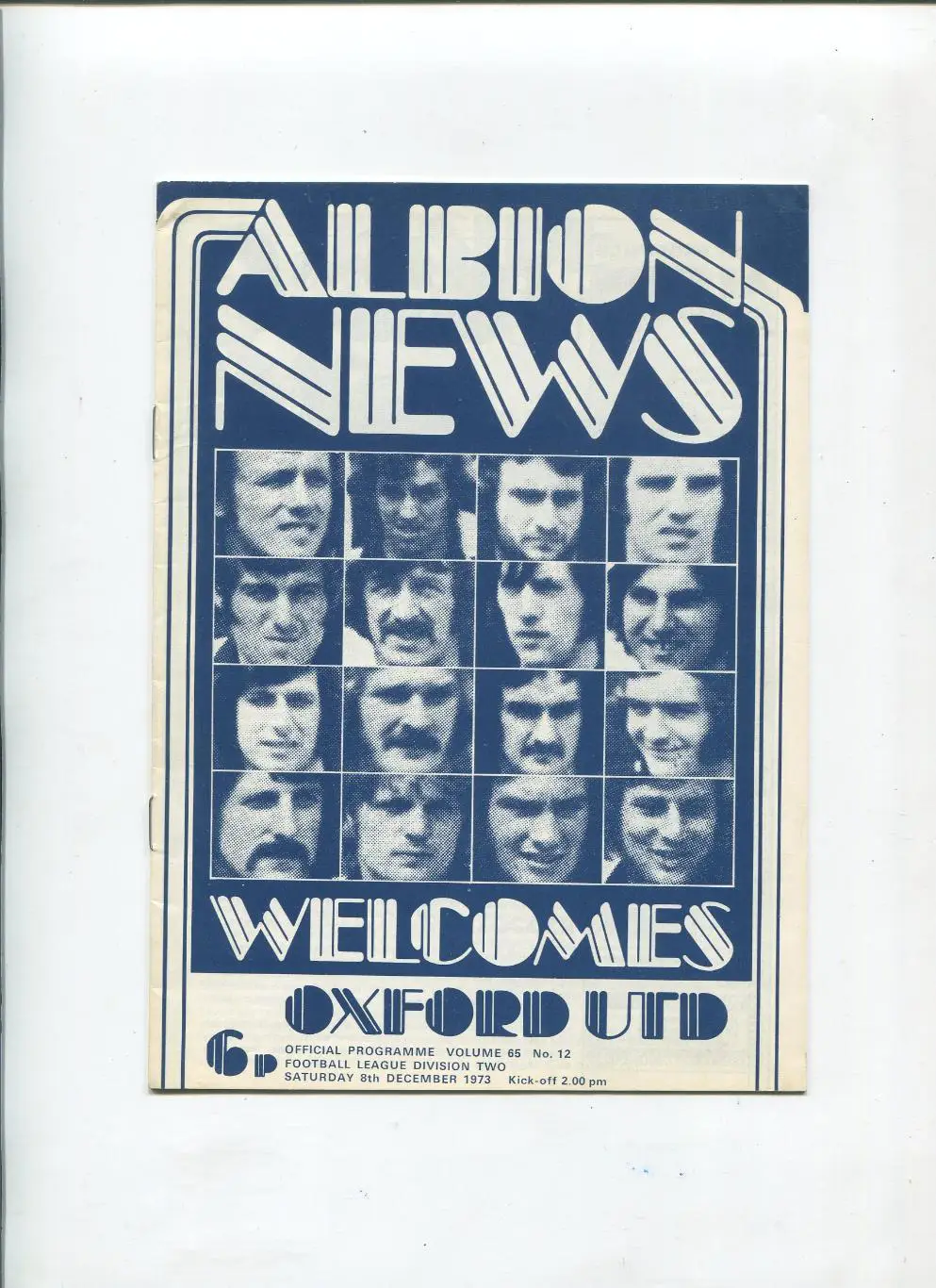 Чемпионат Англии 1973 Вест Бромвич Альбион