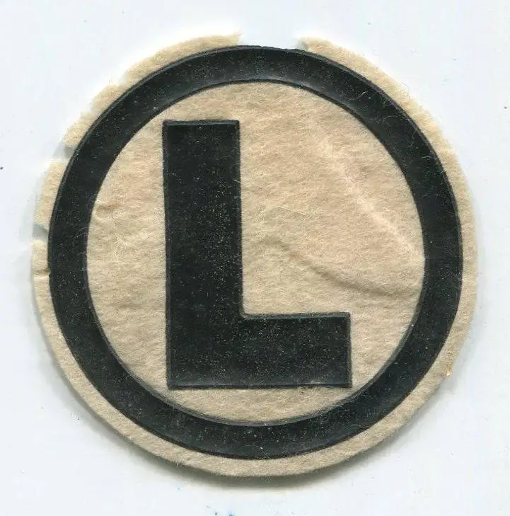 Нашивка. ФК Легия Варшава, Польша, 1960-е гг.