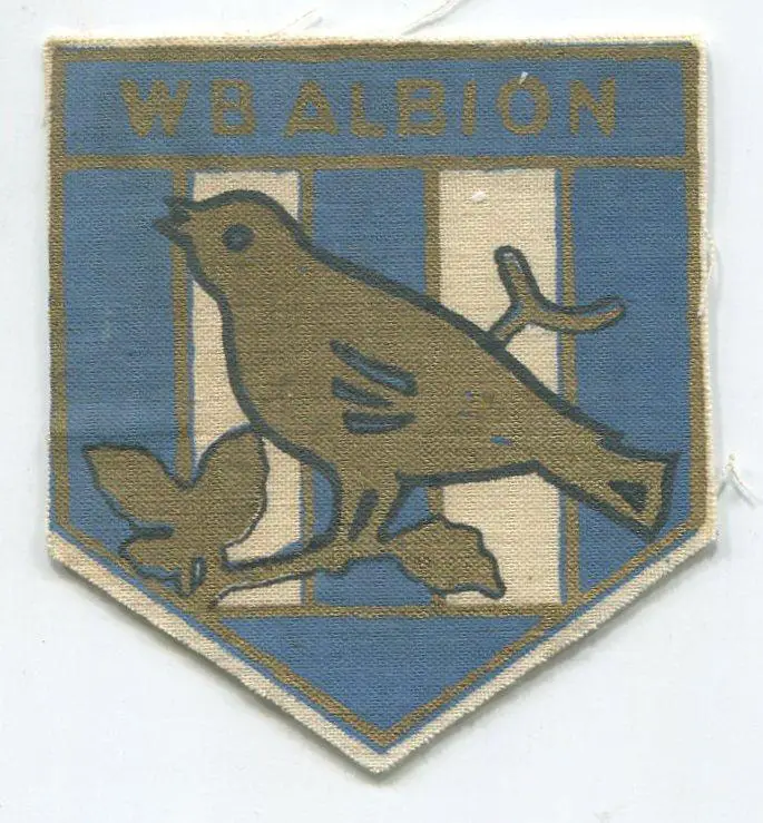 Нашивка. ФК Вест Бромвич Альбион, Англия, 1960-е гг.