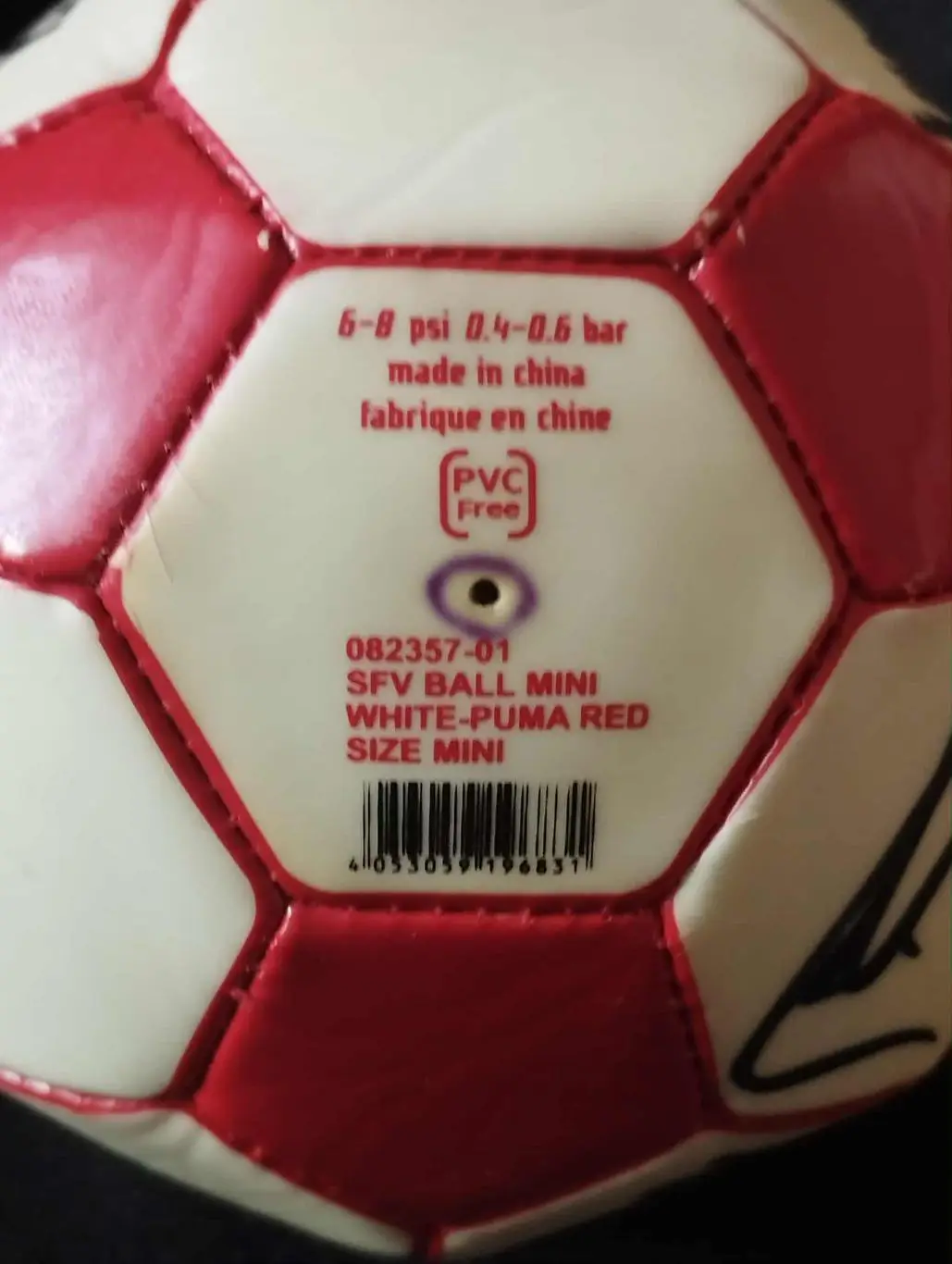 Официальный сувенирный мяч ФФ Швейцарии с оригинальными автографами игроков 6