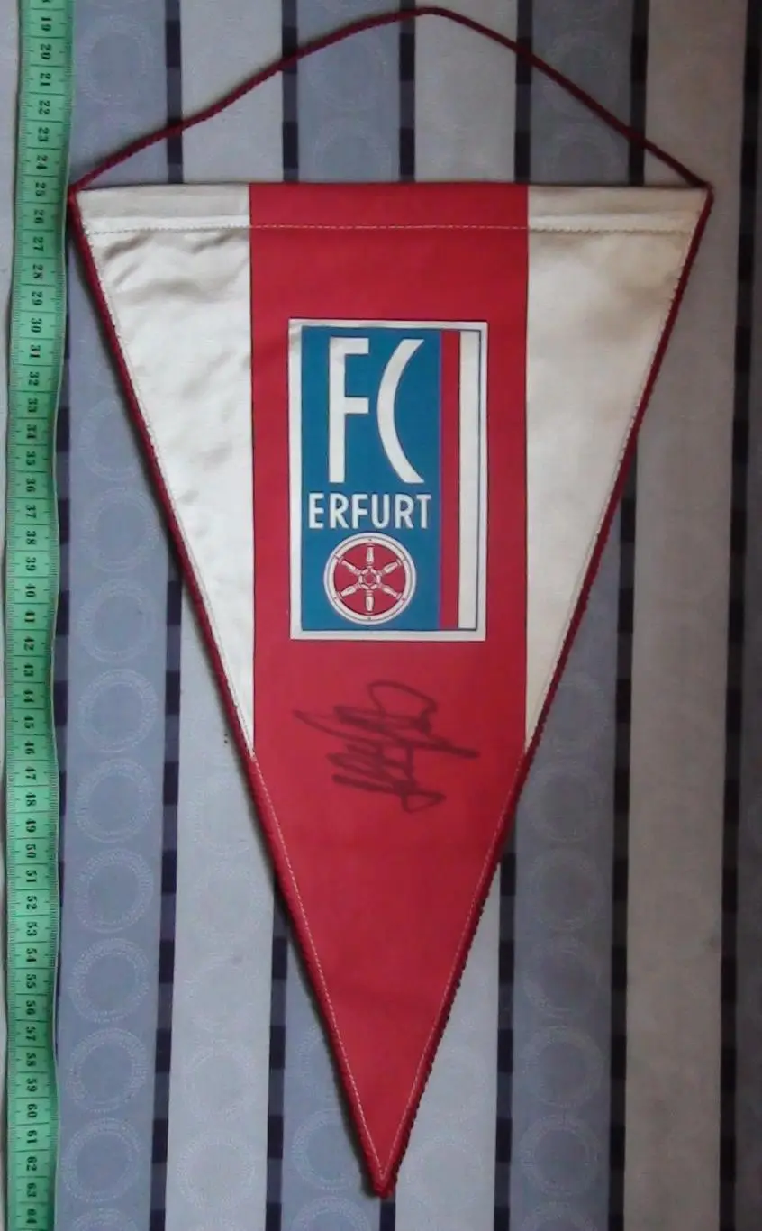 ГДР. Рот-Вайсс Эрфурт, оригинальный автограф Хорста Хрубеша