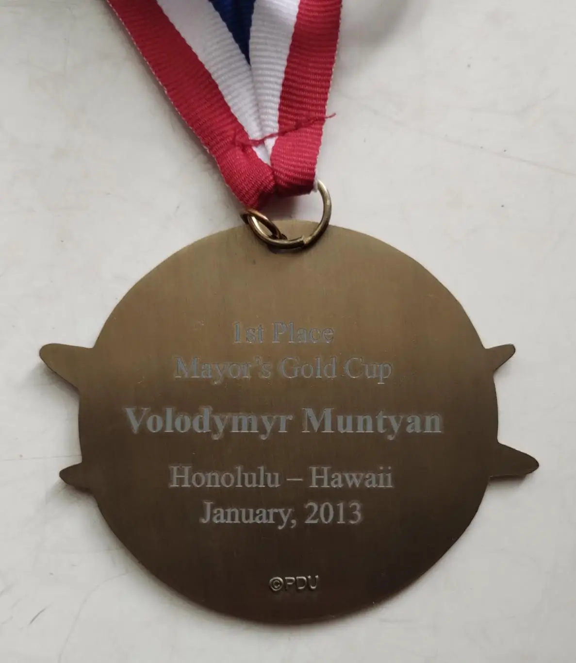 Динамо Киев, Владимир Мунтян, медаль участника матча ветеранов в США 1