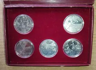 Оригинальная коробка для ВИП (Оргкомитет) под комплект ЕВРО-2012 Украина, монеты