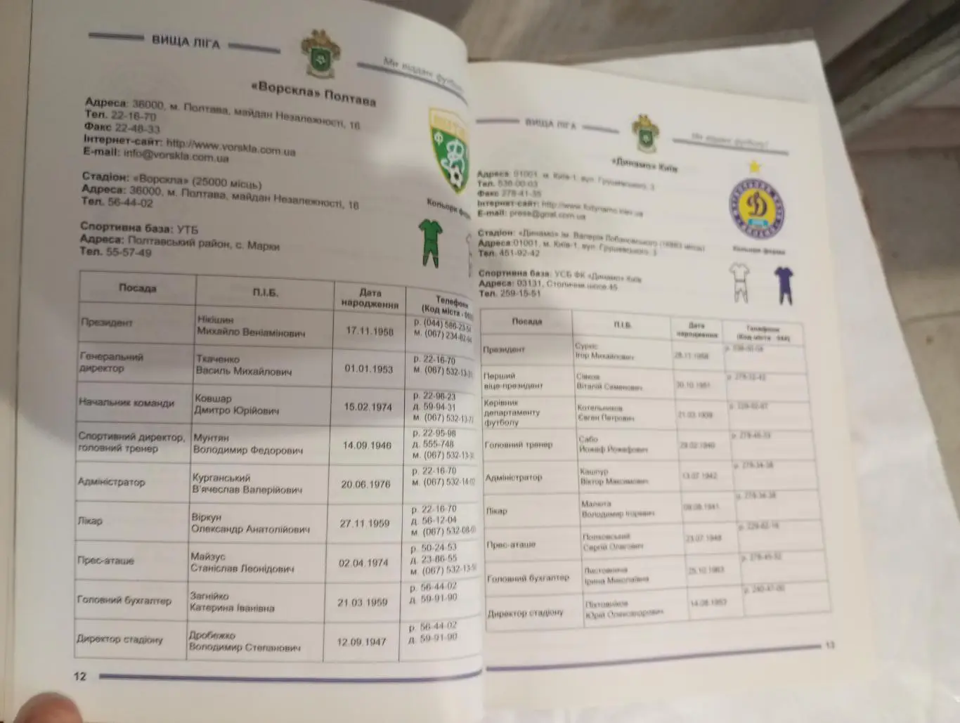 Официальное издание.Справочник ФФУ ПФЛ 2005/2006 года. 1