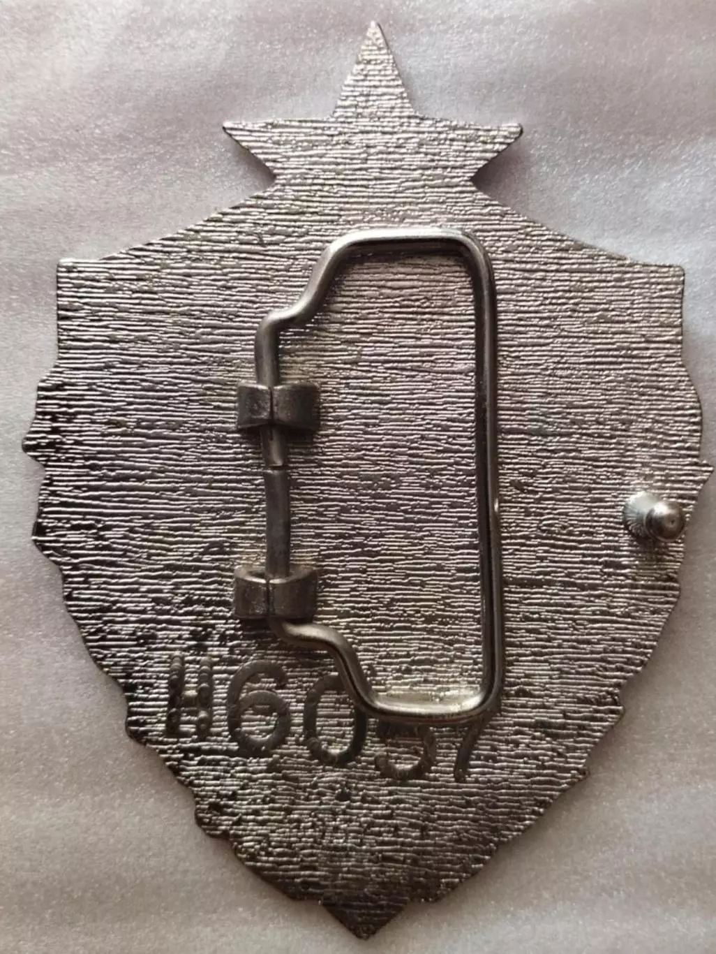 ЦСКА Москва, пряга ременная фаната, эмаль, металл, номерная 1