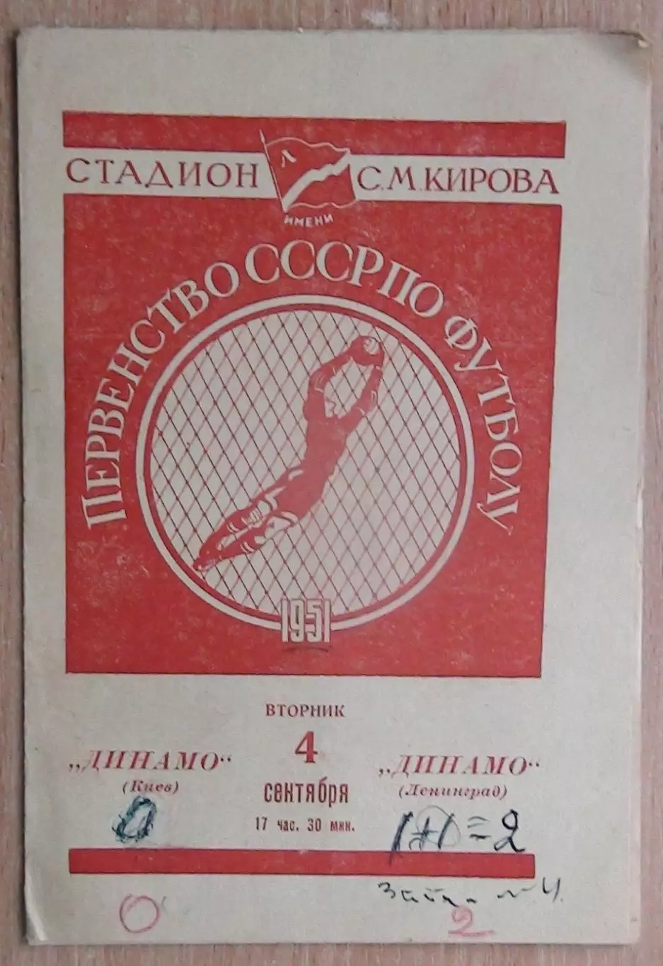 Динамо Ленинград - Динамо Киев 1951