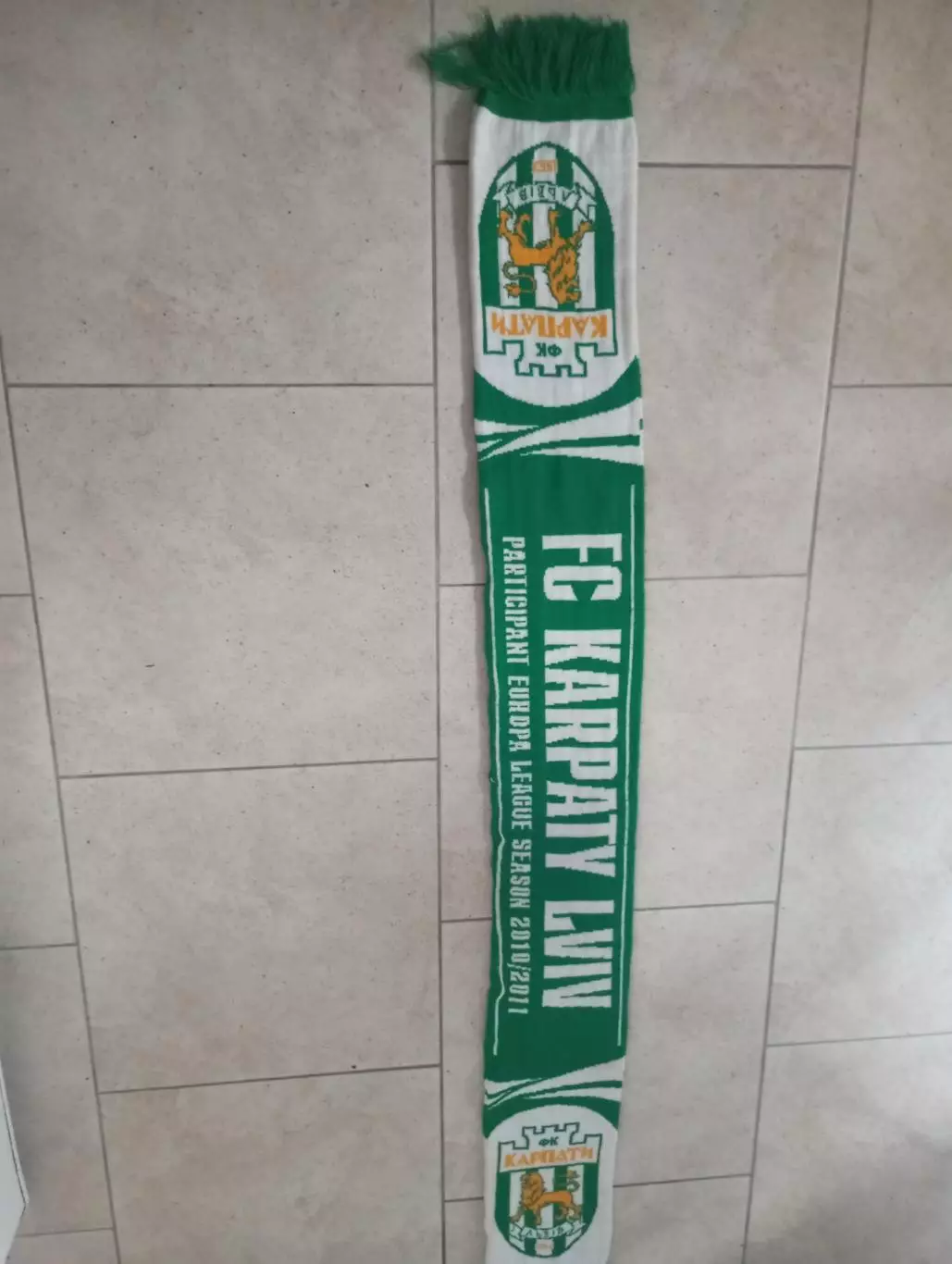 Шарф ФК Карпаты Львов 2010-е годы