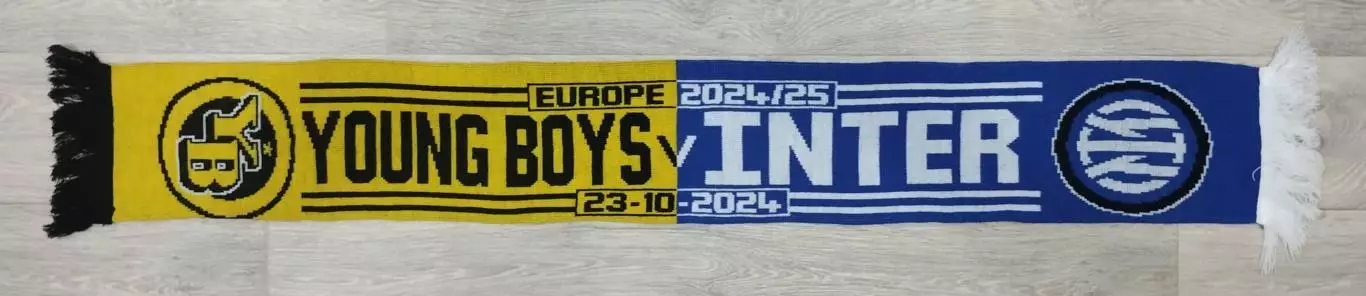 Шарф Янг Бойз Швейцария - Интер Милан, Италия 2024