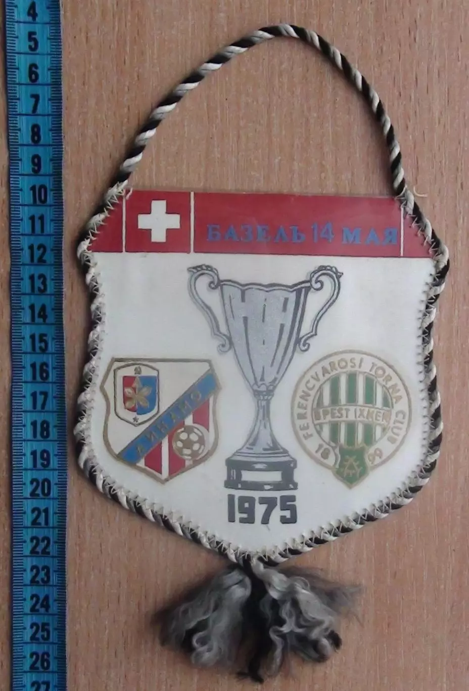 Вымпел Динамо Киев - Ференцварош Будапешт, Венгрия 1975, финал КОК