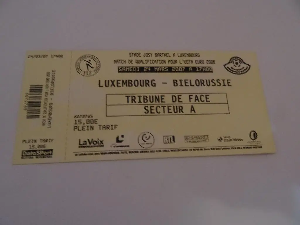 Люксембург - Беларусь, Luxembourg – Belarus
