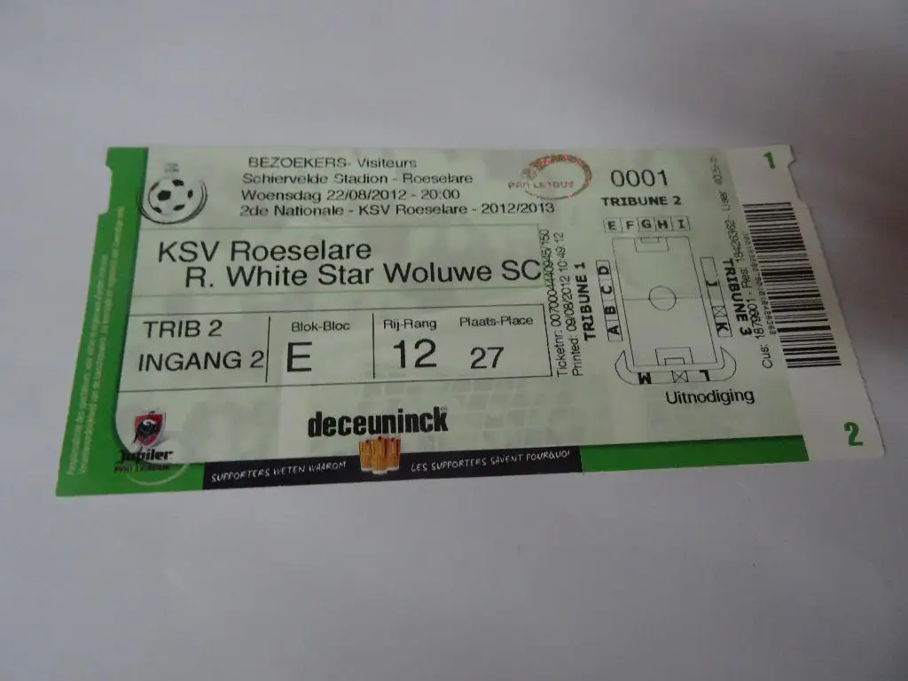 Roeselare – White star, Руселаре - Вайт Стар