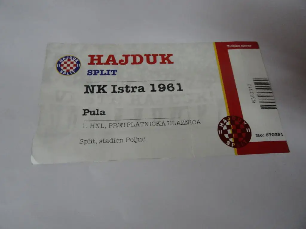 Hajduk – Istra 1961, Хайдук - Истра