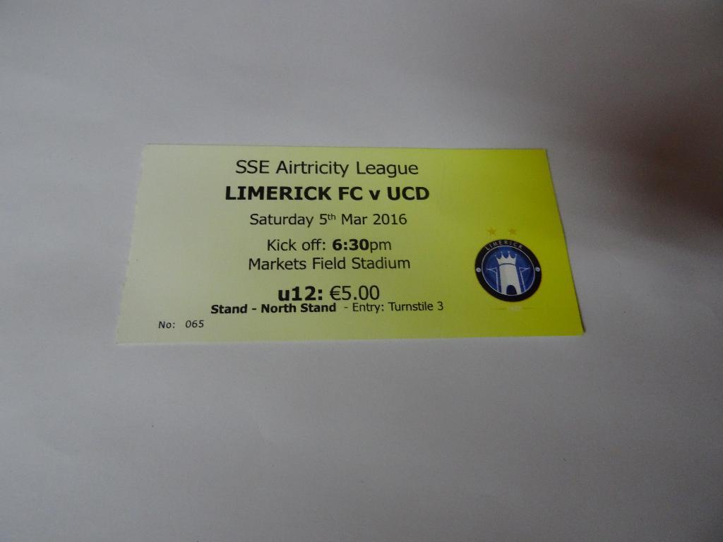 Limerick – UCD, Лимерик - УСД