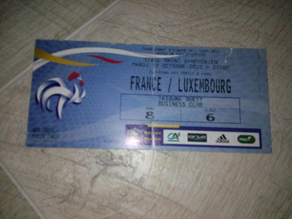 France – Luxembourg, Франция - Люксембург 2010