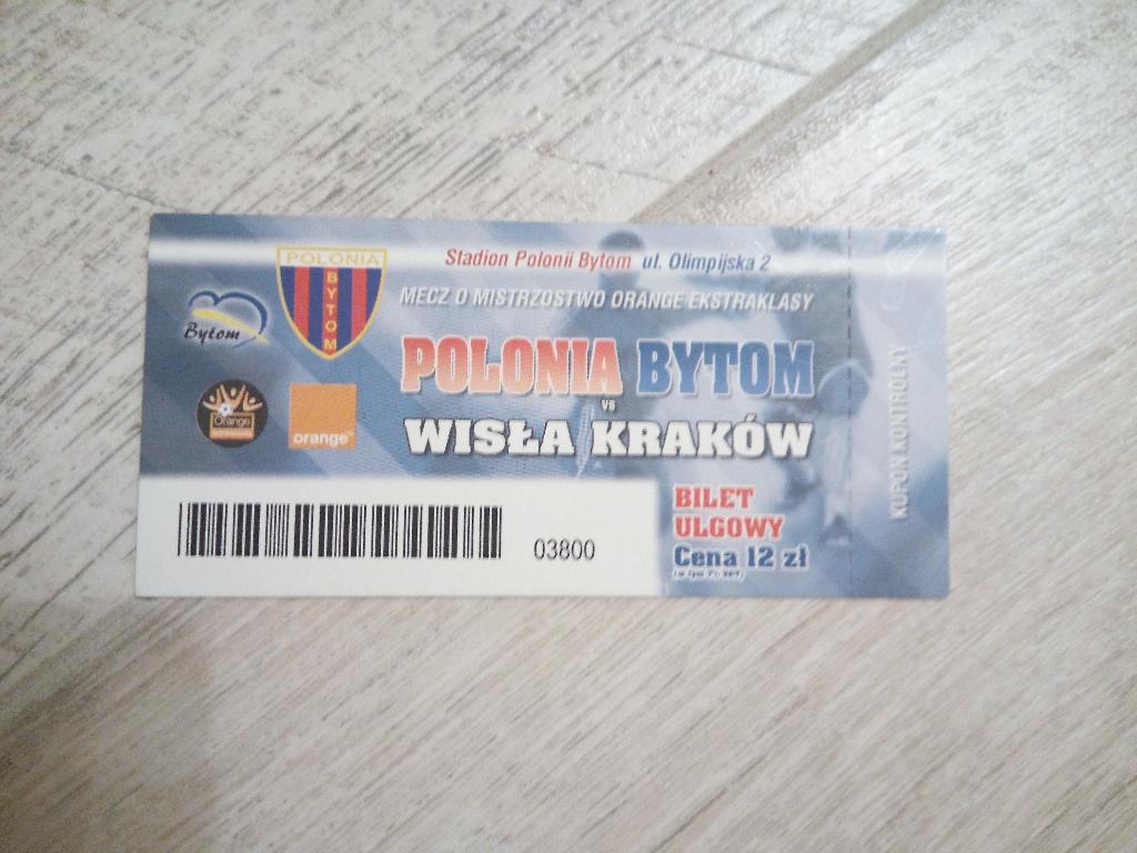 Polonia Bytom – Wisla Krakow, Полония - Висла Краков