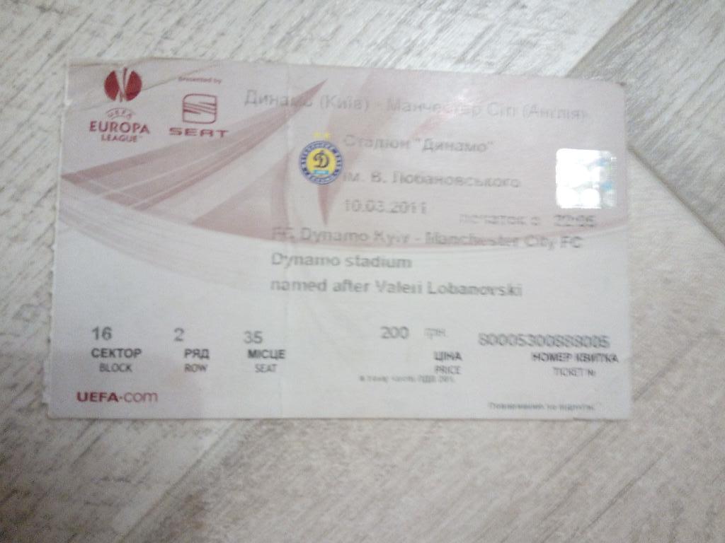 Динамо Киев - Манчестер Сити, Dynamo Kyiv - Manchester City