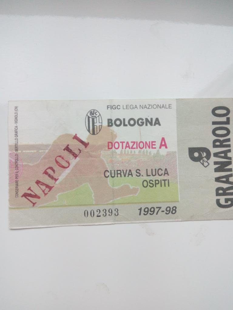 Bologna – Napoli, Болонья - Наполи 1997