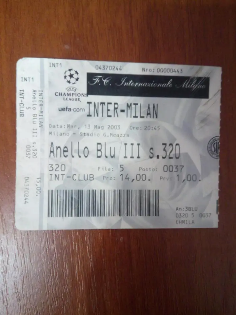Интер - Милан, Inter - Milan 2003