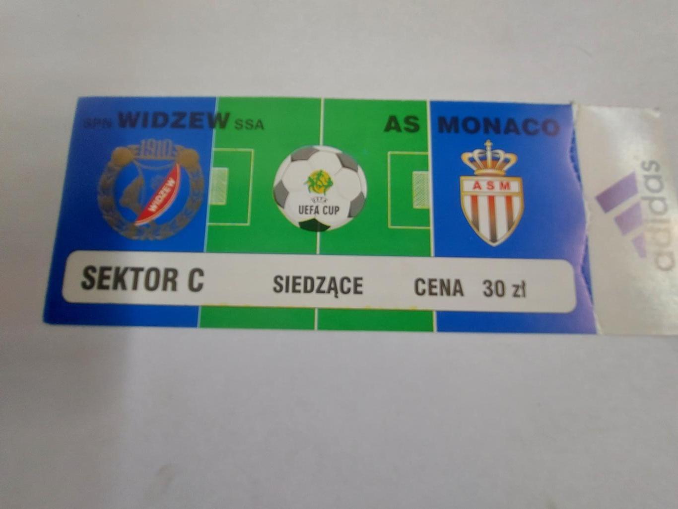 Видзев - Монако, Widzew - Monaco 1999