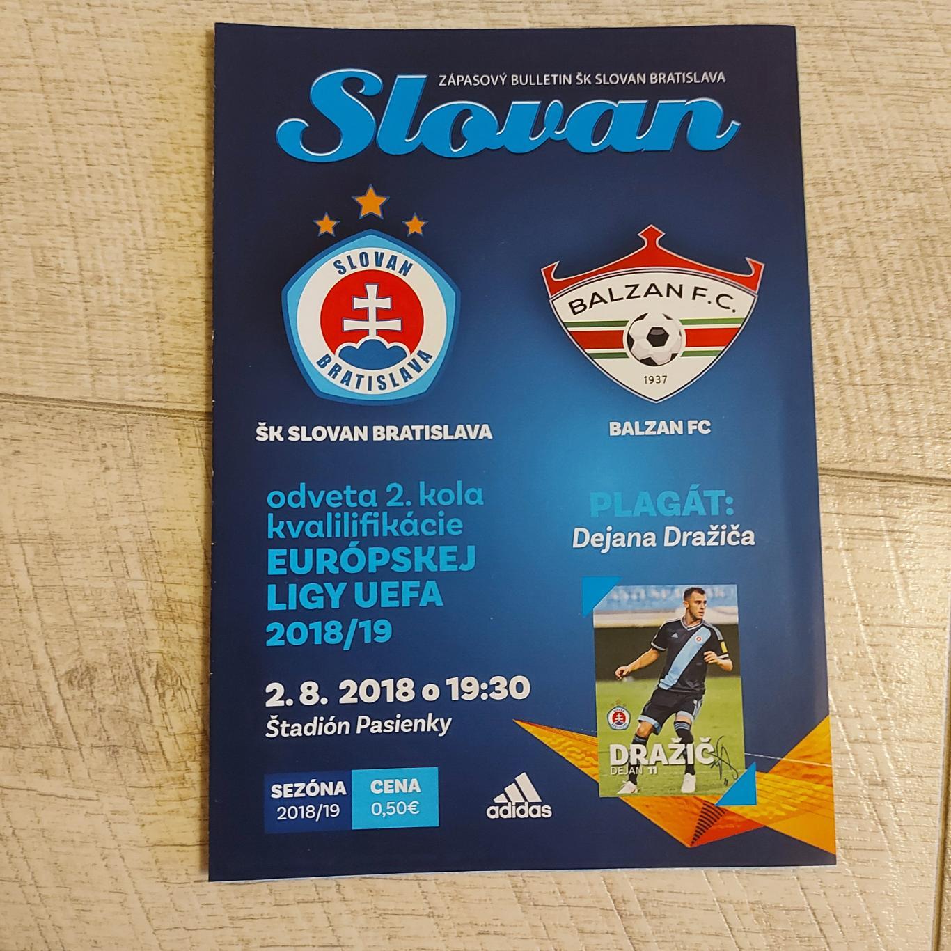 Слован - Балзан, Slovan - Balzan 2018