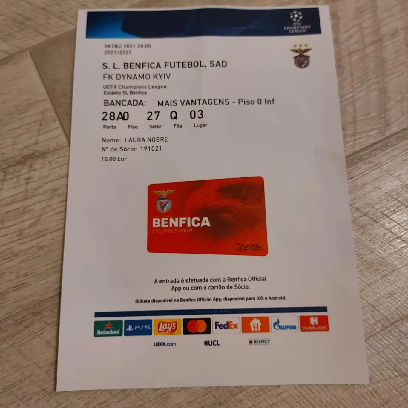 Бенфіка - Динамо Київ, Benfica - Dynamo Kyiv 2021