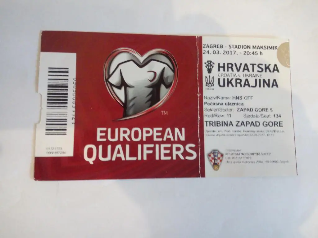 Хорватія - Україна, Croatia - Ukraine 2017