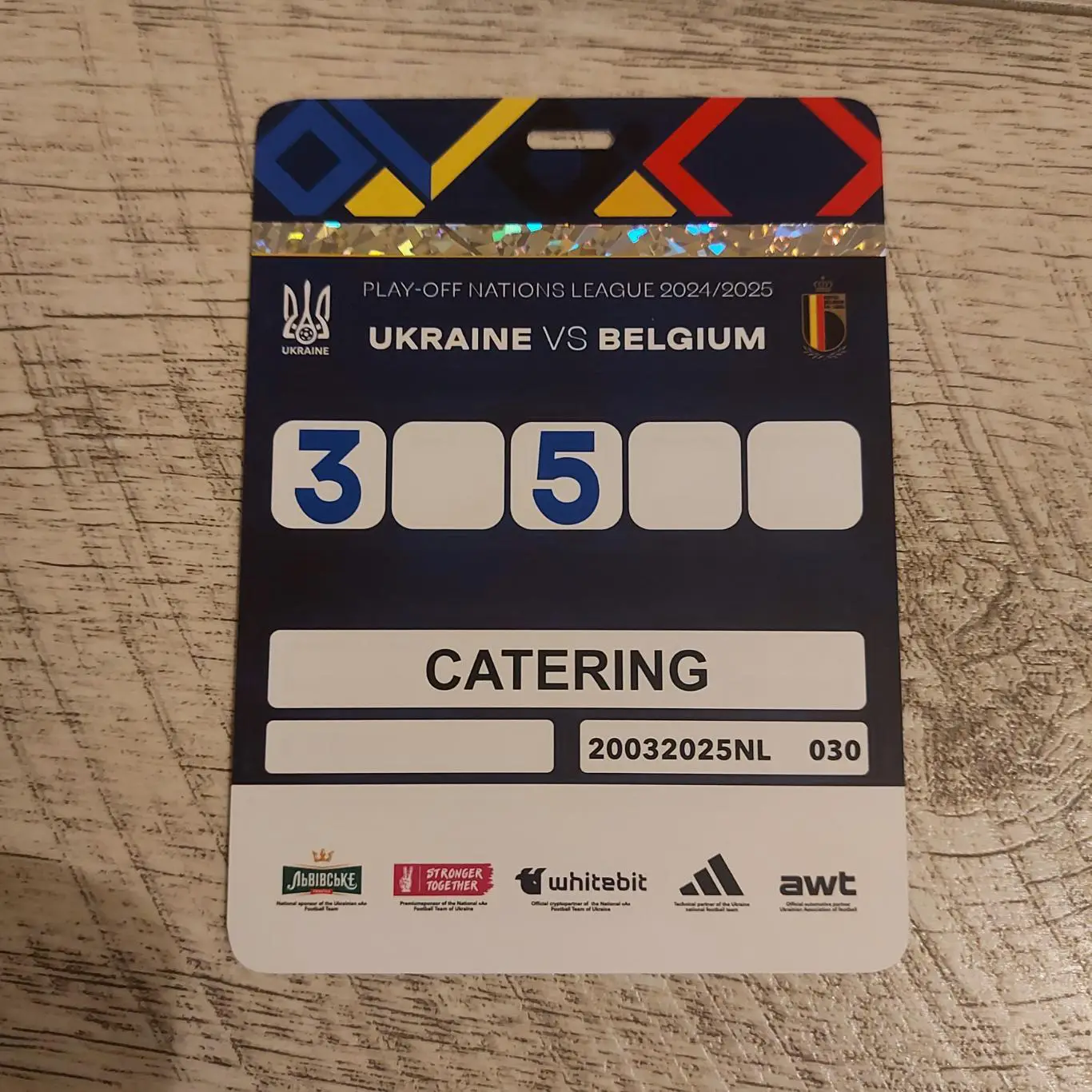 Україна - Бельгія, Ukraine - Belgium 2025