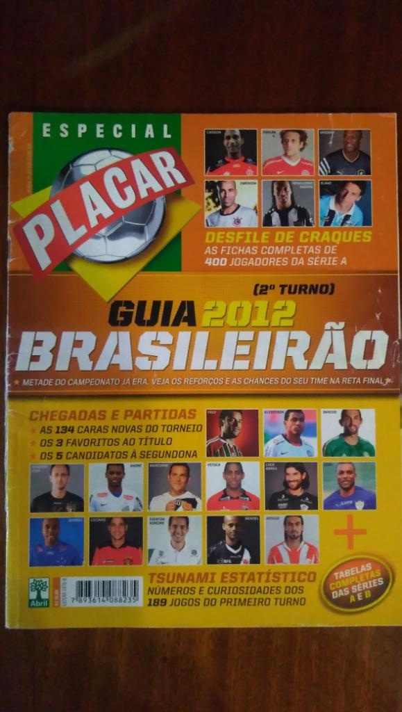 Guia Brasileirao 2012. Placar