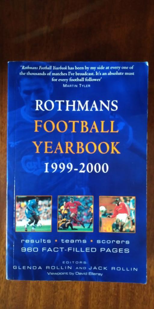 Ежегодник Rothmans Football Yearbook 1999-00