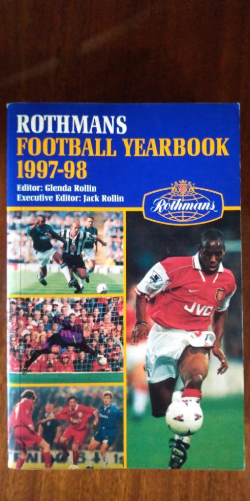 Ежегодник Rothmans Football Yearbook 1997-98, только для покупателя Lazio