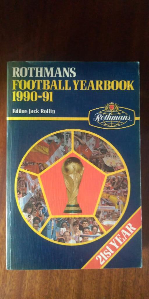 Ежегодник Rothmans Football Yearbook 1990-91