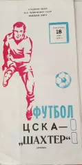 ЦСКА - Шахтер Донецк 18.06.1979