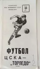 ЦСКА - Торпедо Москва 10.05.1979