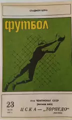 ЦСКА - Торпедо Москва 23.05.1978