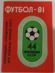 1981 календарь-справочник