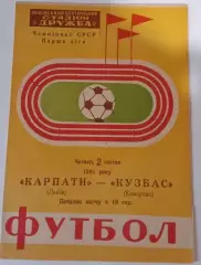 Карпаты - Кузбасс Кемерово 2.04.1981