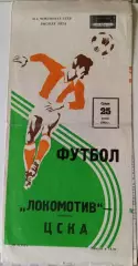 Локомотив Москва - ЦСКА - 25.06.1980