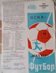 ЦСКА Москва - Шахтер Донецк - 29.10.1977. В идеале!
