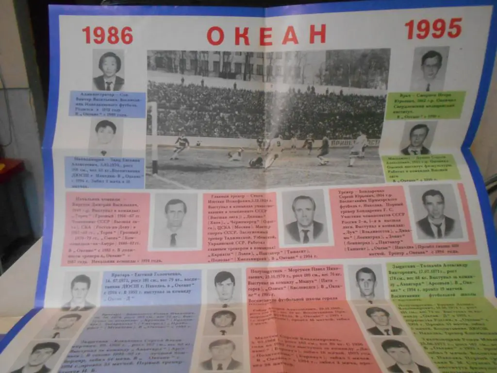 Плакат двусторонний Океан Находка 1995